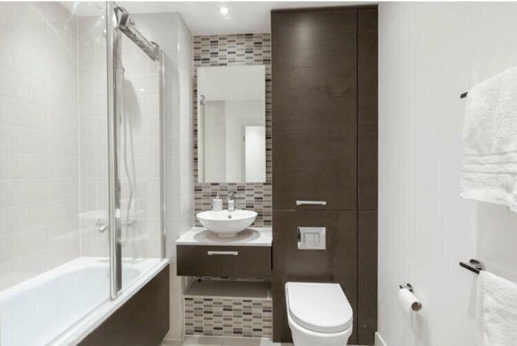 Room With Private Bathroom In A Modern Two Bedroom Two Bathroom Flat London Bagian luar foto